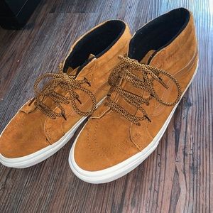 Suede high top vans